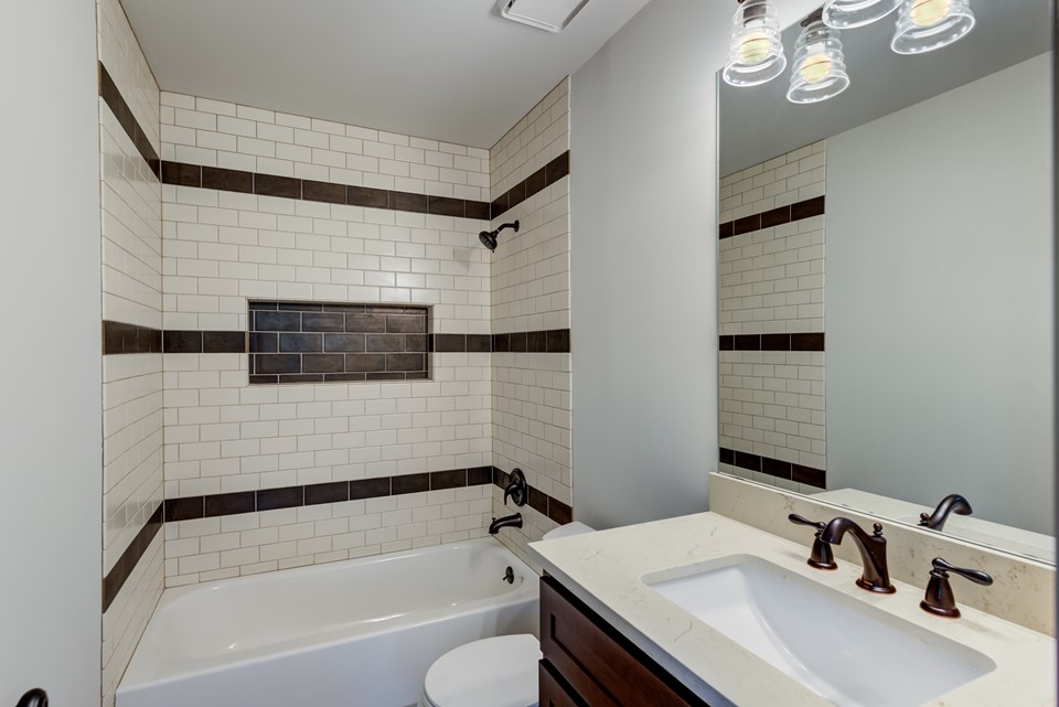 completely remodeled bath- attached to 3rd bedroom