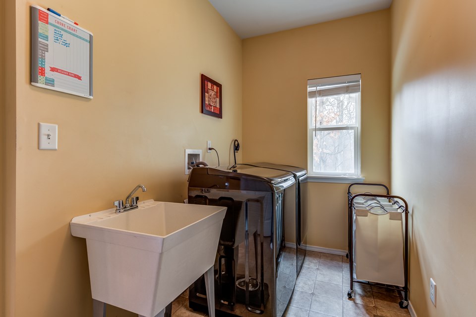 main floor laundry